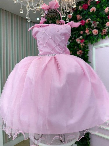 Vestido Marie Mariely Rosa Bebe (VESTMRMRSBB)