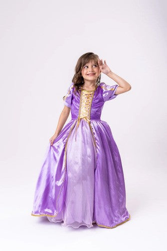 Fantasia Longa Rapunzel Festa Luxo
