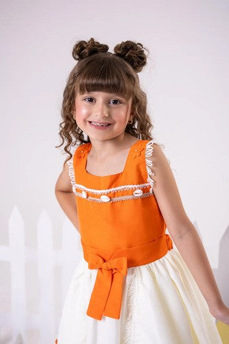 Vestido Tematicos Kids Princesa Praia Modelo 3 (VESTTMCKDMNMD3)