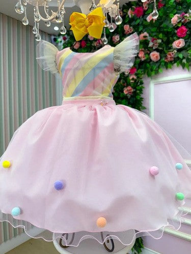 Vestido Mini Miss Temático Circo - Candy (VESTMINMSTMTCCRCCND)