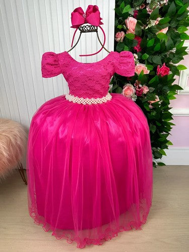 Vestido Enjoy Laura Longo Pink Rendado (VESTENJLNGPINK2)