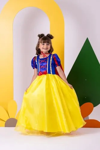 Fantasia Princesa Belli Longa Princesa Maça (FTSPRNCBLLBRNCDNV)