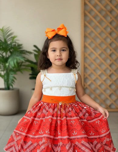 Vestido Temáticos Infantil Luxo Princesa Praia Modelo 3 (VESTTMCLXMN3)