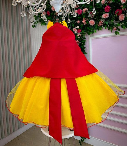 Fantasia Princesa Belli Princesa Maça Md 2 (FANTPRINBLLBRNDNV)