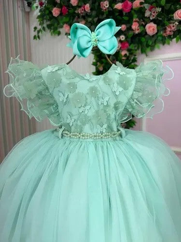 Vestido Menina Bonita Angelie Verde Menta (VESTMNABNTANGLVRDMENT)