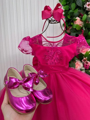 Vestido Giovanella/Giovanela Mariza Longo Pink (VESTGINELLAMZPINK)