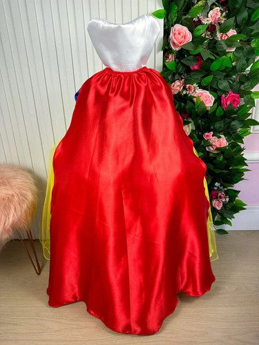 Fantasia Princesa Belli Longa Princesa Maça (FTSPRNCBLLBRNCDNV)