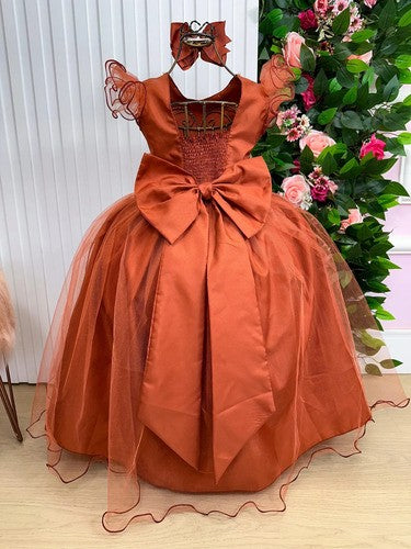 Vestido Marie Longo Amanda Terracota (VESTMRILNGAMNTRRC)