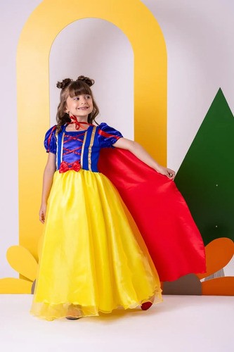 Fantasia Princesa Belli Longa Princesa Maça (FTSPRNCBLLBRNCDNV)