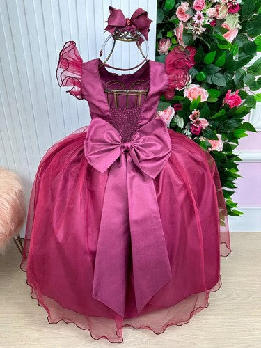 Vestido Marie Longo Amanda Marsala (VSTMRLOGAMNDAMRSLA)