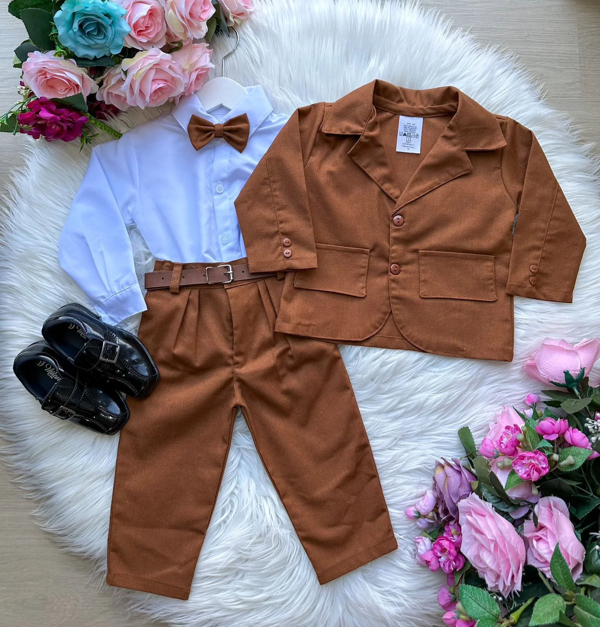 Conjunto Miss Cherry Social Terno Pedro Caramelo - Festa