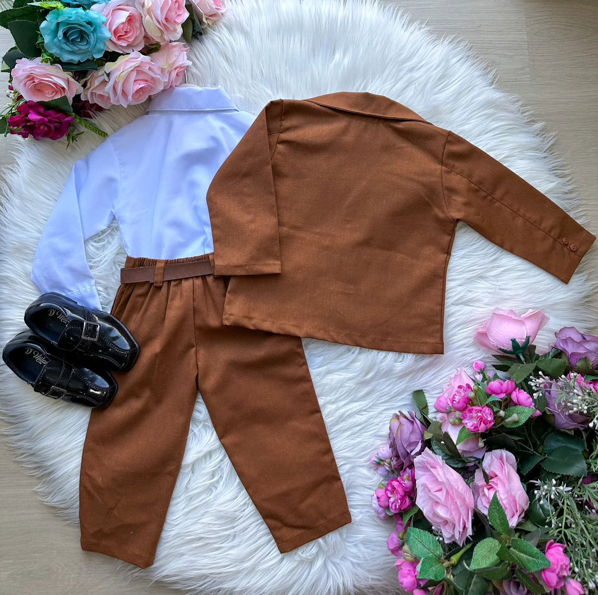 Conjunto Miss Cherry Social Terno Pedro Caramelo - Festa