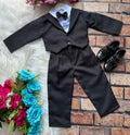 Conjunto Social Miss Cherry Meninos Terno Hugo Preto (CNJTSCLMSSCHRMNNTERNPRT)