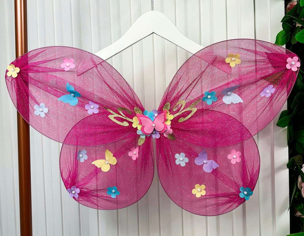 Asa De Borboletas / Fadas Infantil Pink (ACESSASABOBFDPINK)