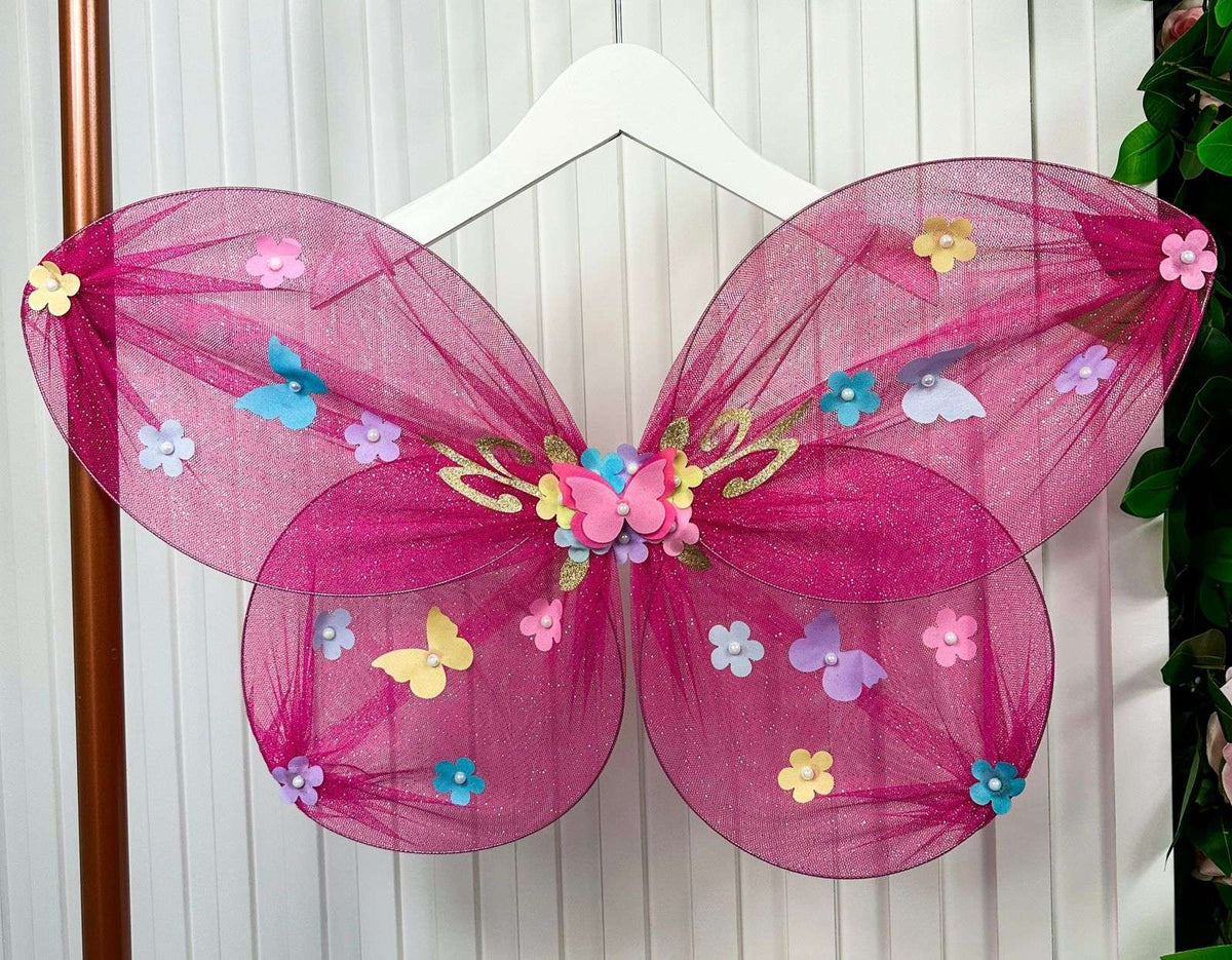 Asa De Borboletas / Fadas Infantil Pink (ACESSASABOBFDPINK)