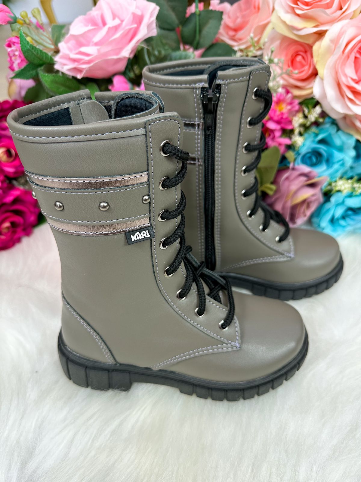 Bota Nilqi Melissa Onix (BTNLQIMLSSVERDEMILITAR)