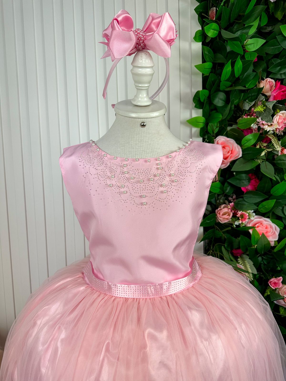 Vestido Enjoy Longo Regata Rosa Bebê (VESTINFENJLRSABB)