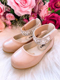 Sapatilha Flor di Mila Nude - Rose "Perolas" Luxo (SPTFLDMILNDPRLSLX)