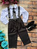 Conjunto Miss Cherry Meninos Social João Preto (CJTMSCMSSCHRSCL3)