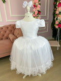 Vestido Enjoy Longo Branco Babadinho (VESTINFENJBRANC)
