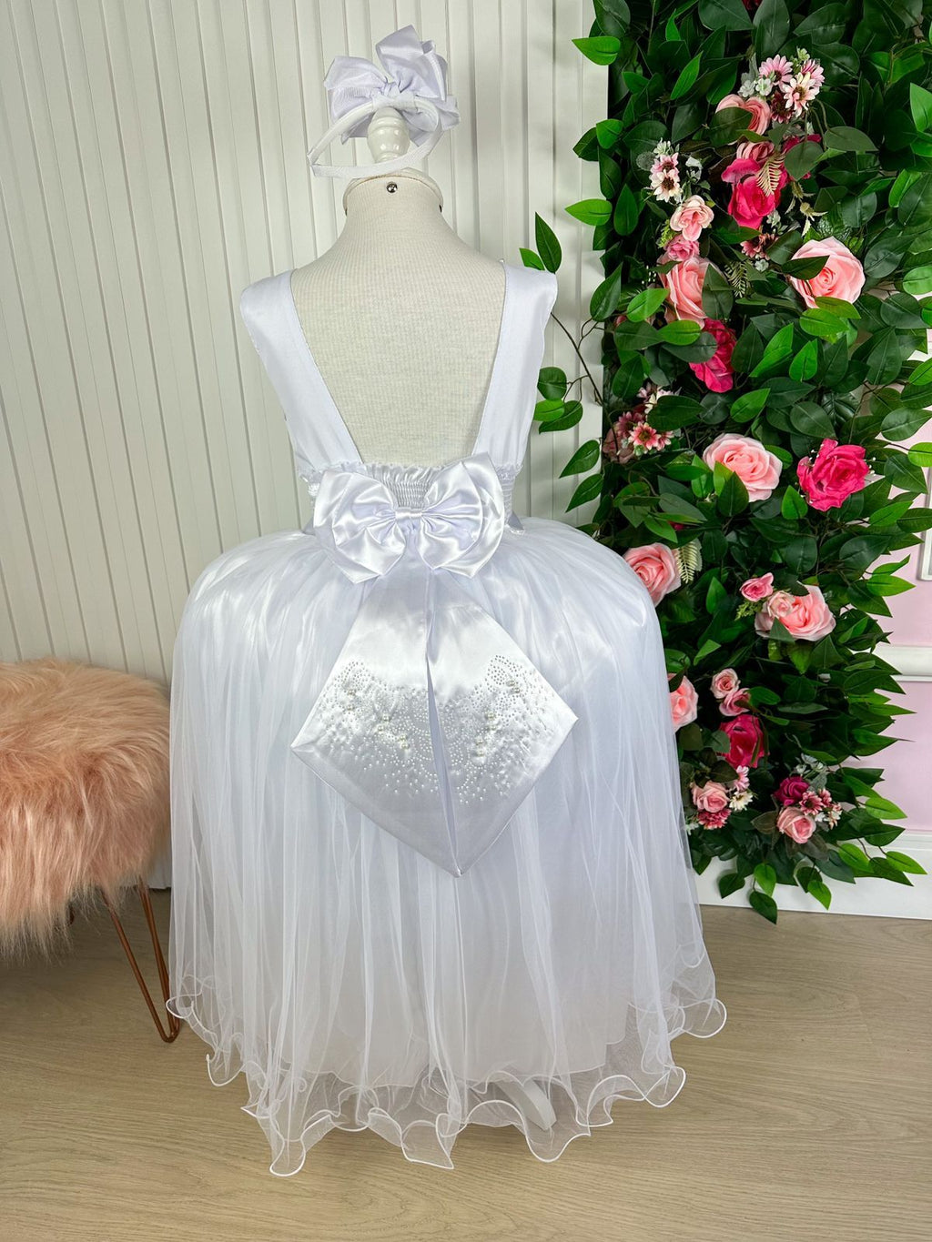 Vestido Infantil Enjoy Longo Regata Branco (VESTINFENJLG2BRANC)