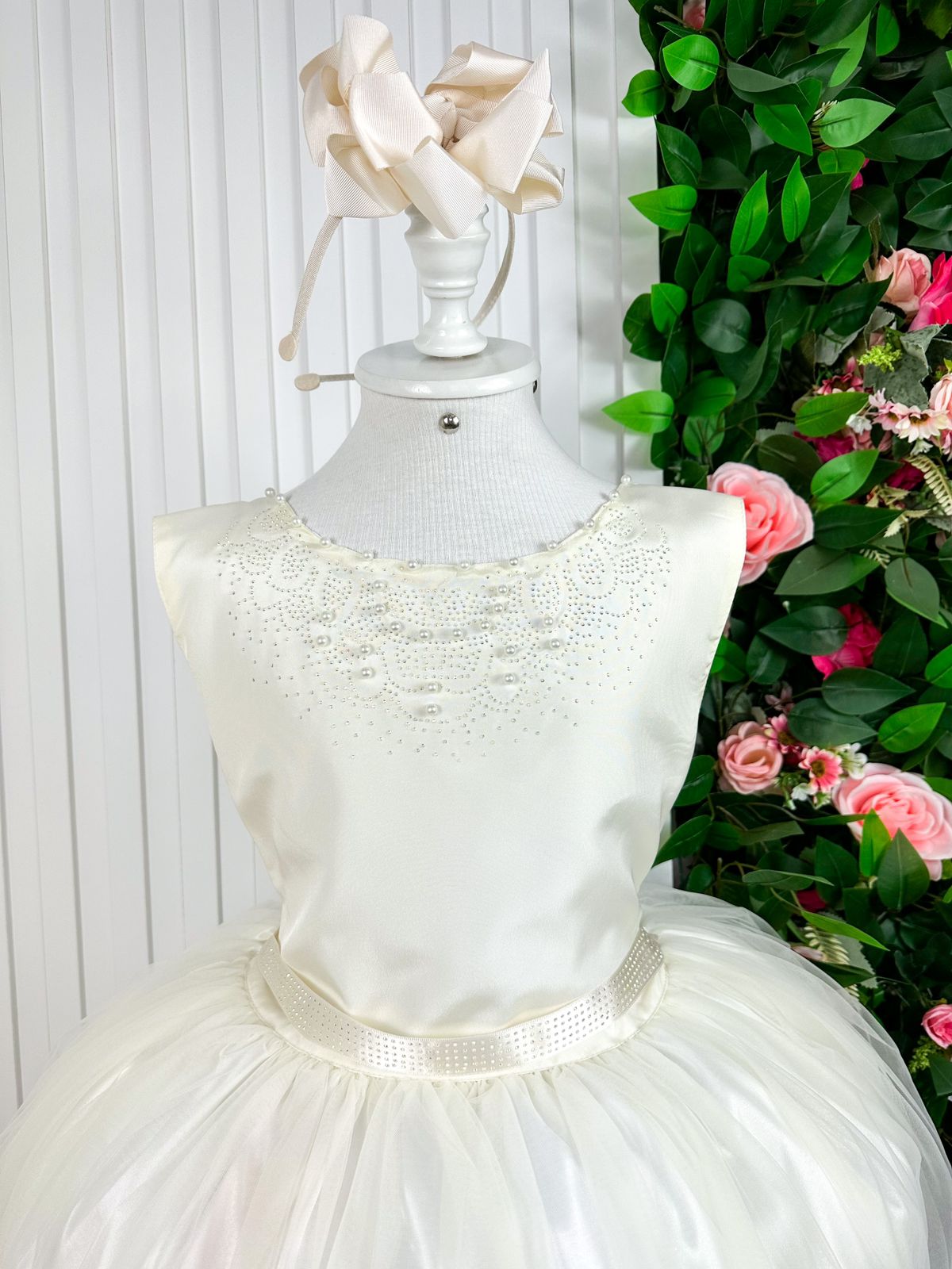 Vestido Infantil Enjoy Longo Regata Off (VESTINFENJLOFF)