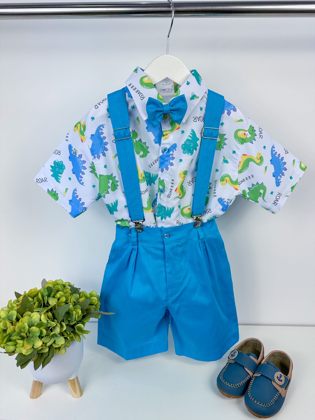 Conjunto Temático Dinossauro Azul (CONJUNTOTMTCDNSSAURAZL)
