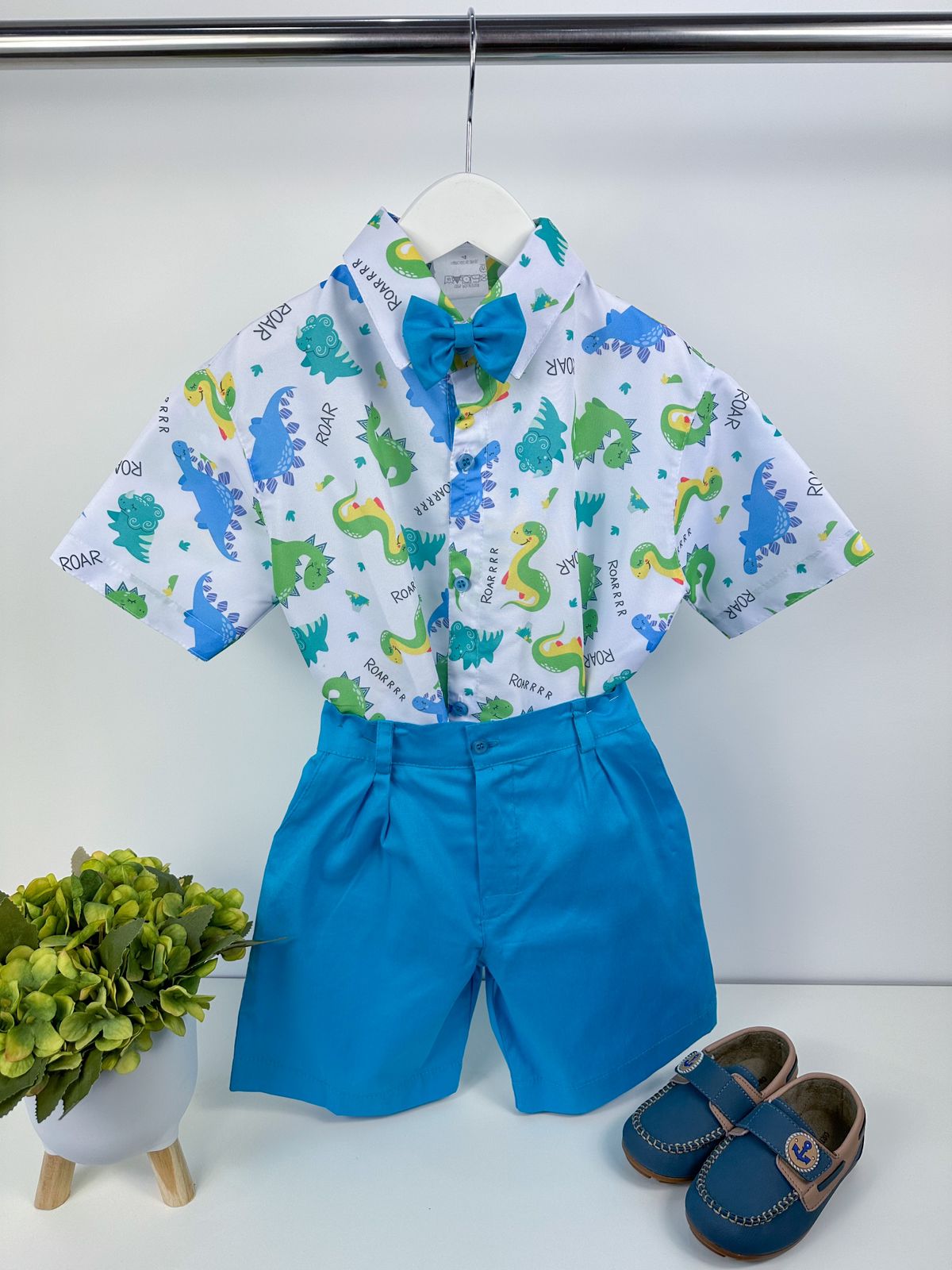 Conjunto Temático Dinossauro Azul (CONJUNTOTMTCDNSSAURAZL)
