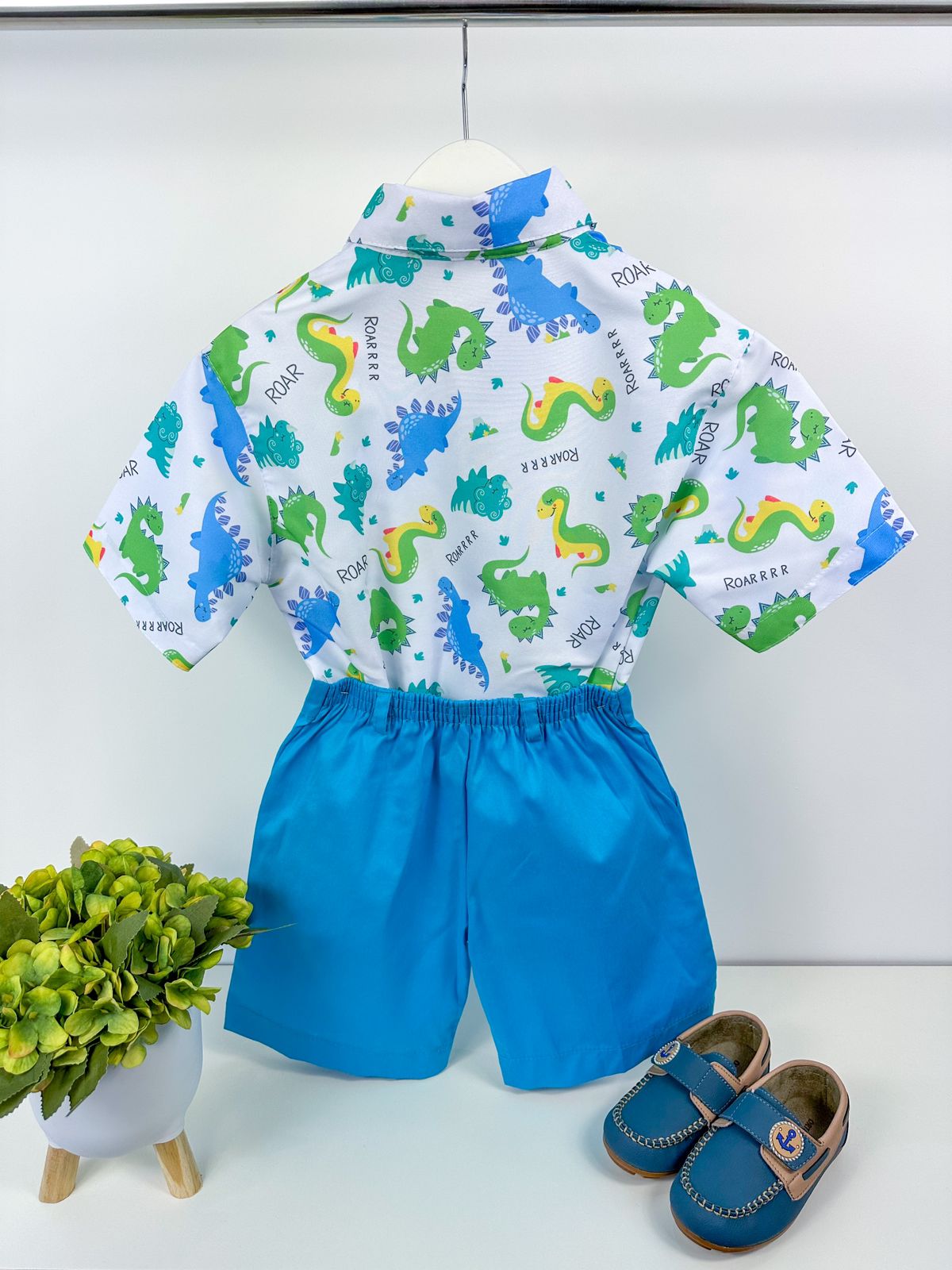 Conjunto Temático Dinossauro Azul (CONJUNTOTMTCDNSSAURAZL)
