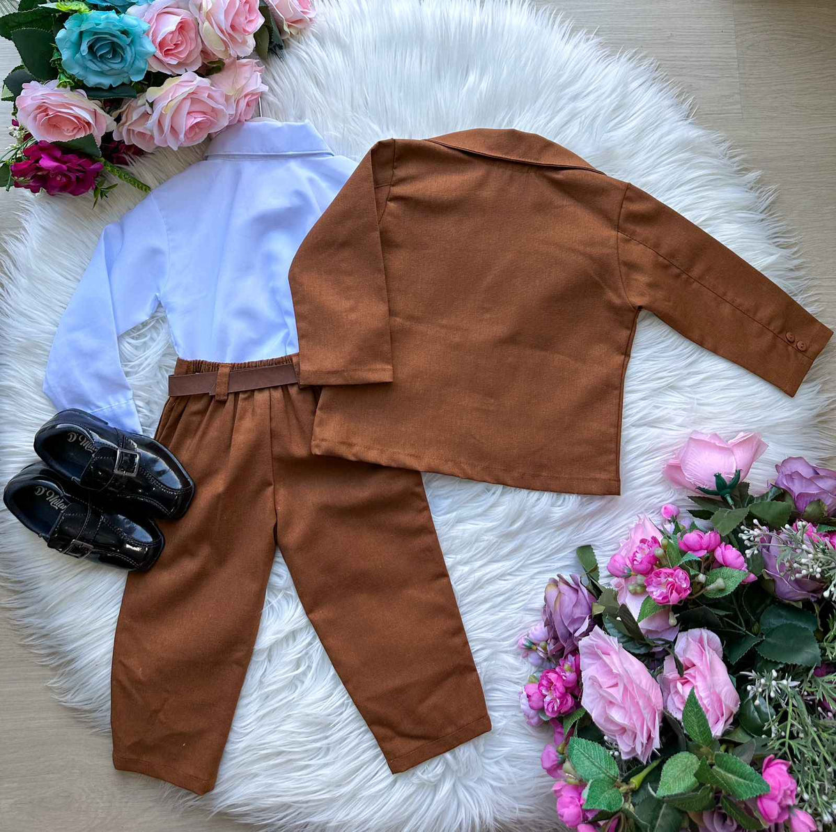 Conjunto Miss Cherry Social Terno Pedro Caramelo - Festa