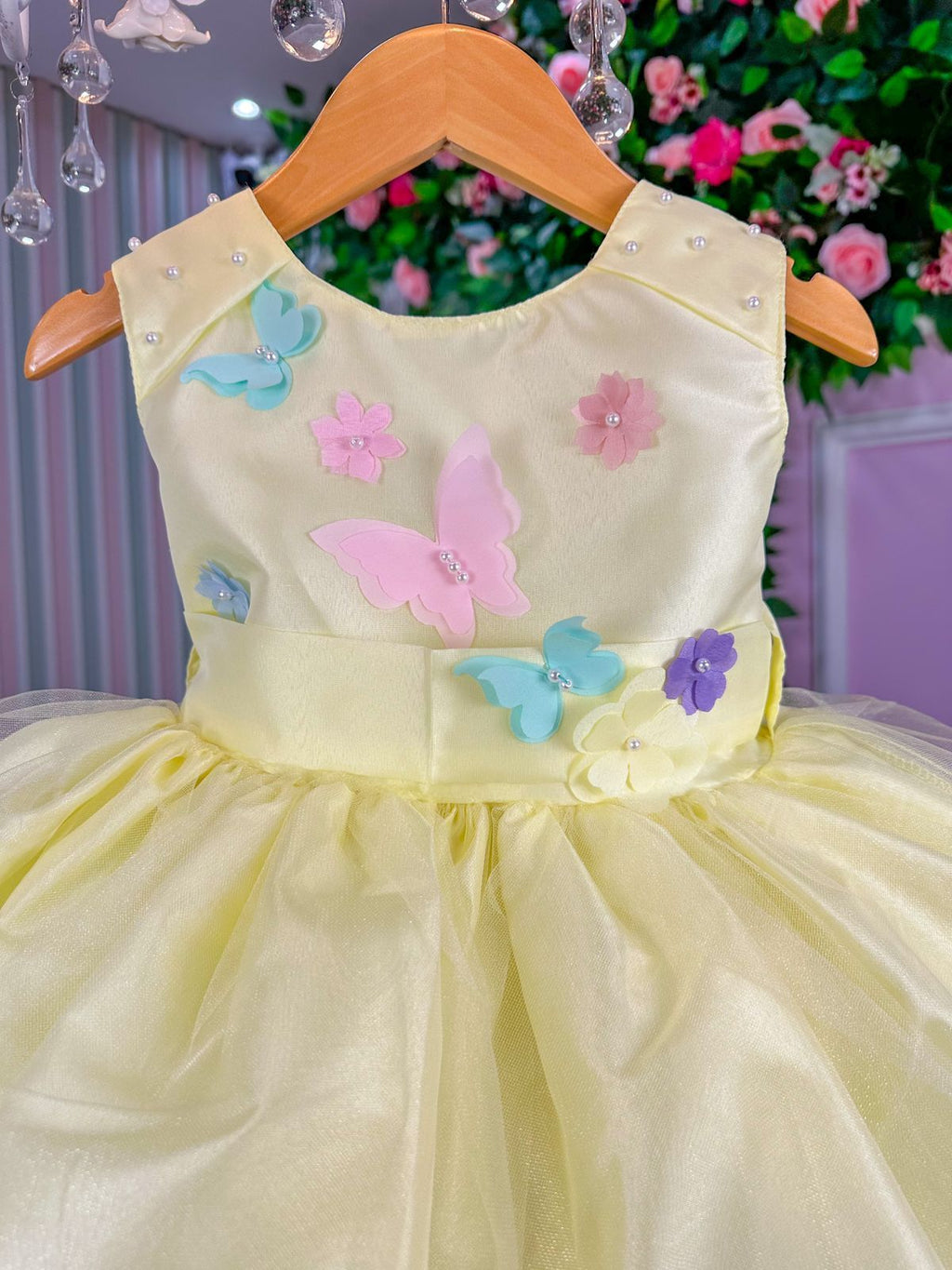 Vestido Princesa Belli Anabel Jardim Encantado Amarelo (VESTPRINCSBLLJDENCNTDAMREL)
