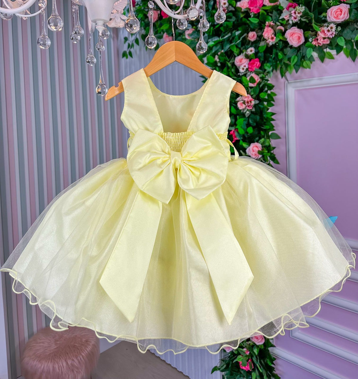 Vestido Princesa Belli Anabel Jardim Encantado Amarelo (VESTPRINCSBLLJDENCNTDAMREL)