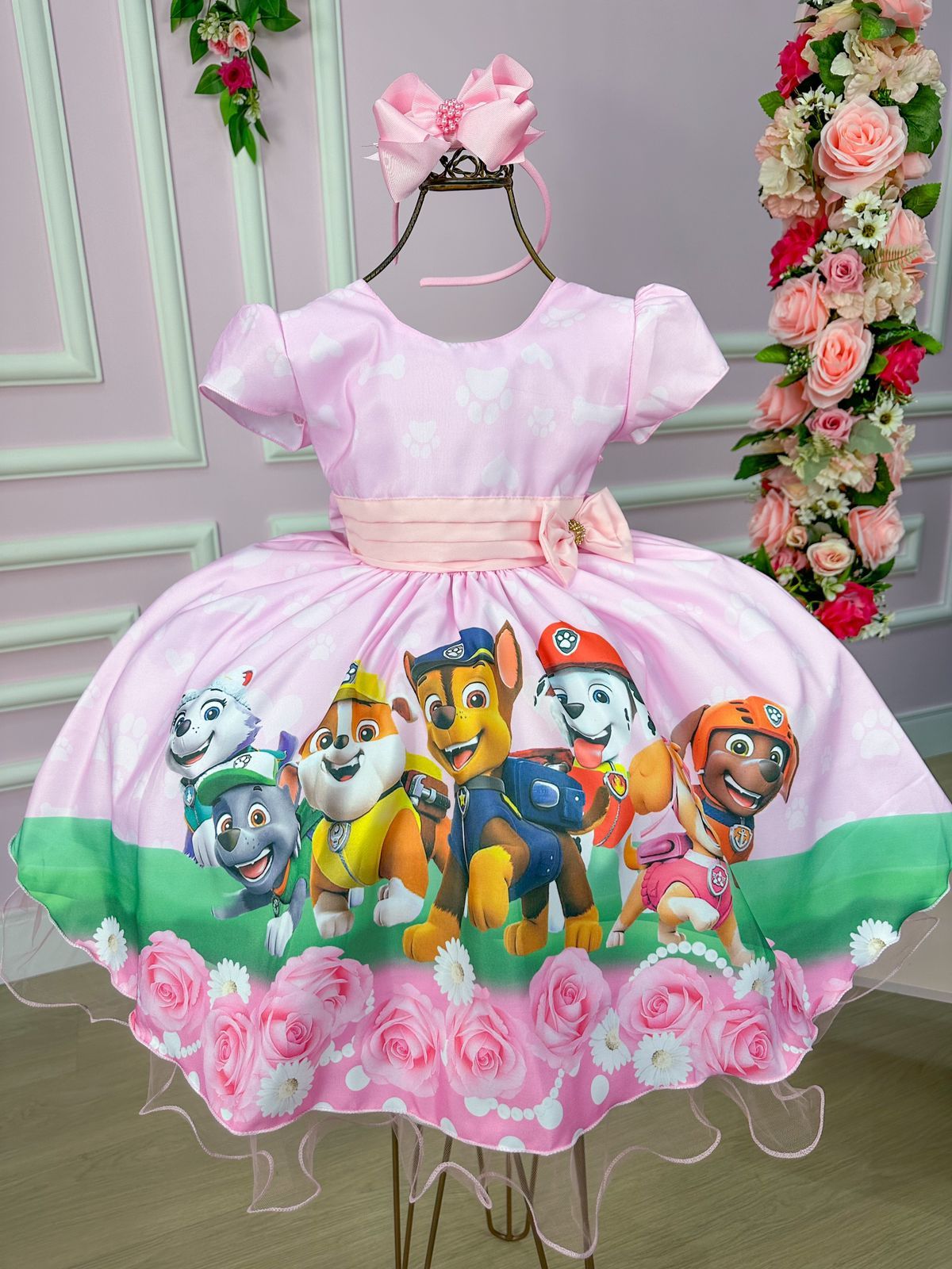 Vestido Tematicos Da Ysa Esquadrão Canino (VESTTMCTDRSABB)