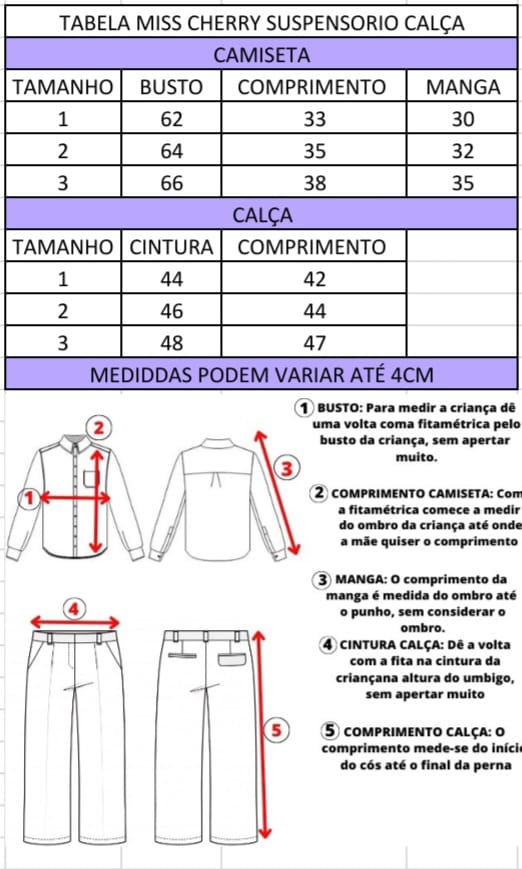 Conjunto Miss Cherry Meninos Social Linho Vitor (CJTMSCMSSCHRSCL5)