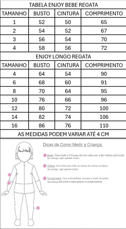Vestido Infantil Enjoy Longo Regata Rosê (VESTINFENJLGRS)