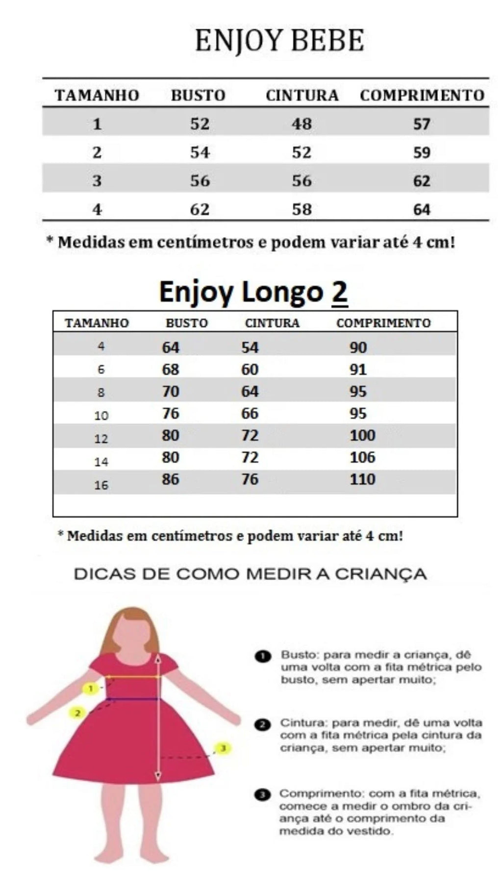 Vestido Enjoy Longo Regata Rosa Bebê (VESTINFENJLRSABB)