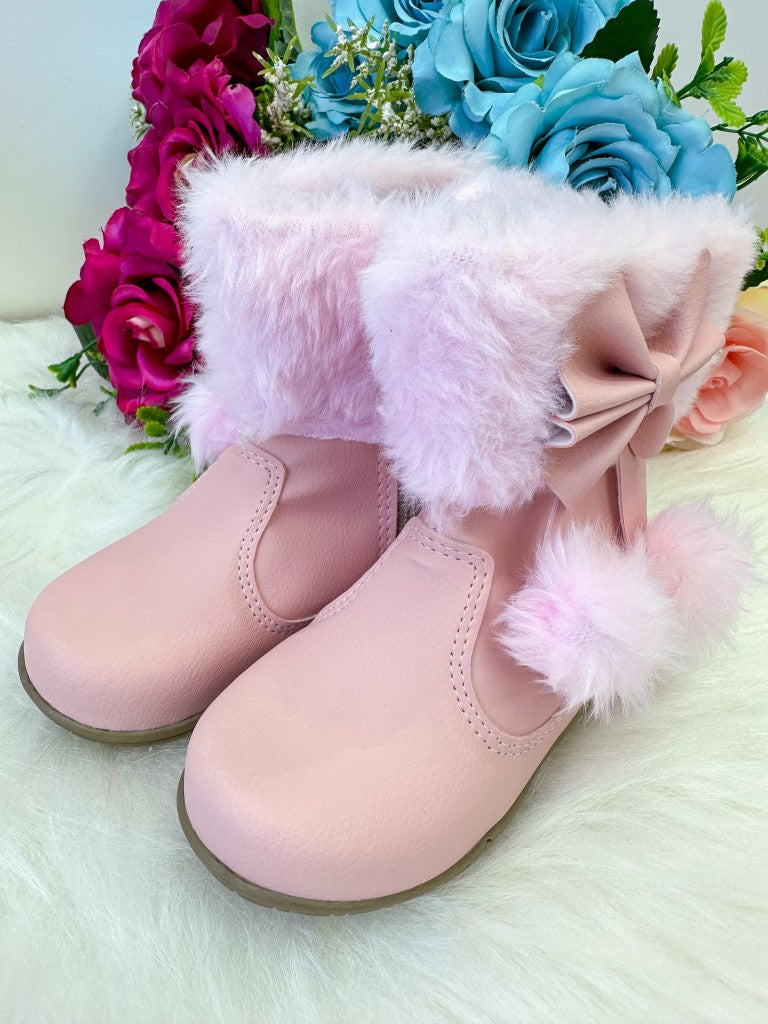 Bota/Coturno Flor di Mila Zoe Rosa Bebe (BTCTUZOERSBB)