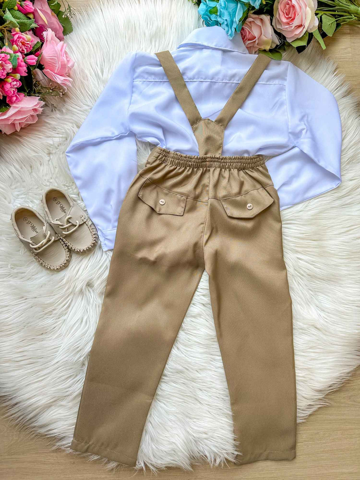 Conjunto Kanga Social Gustavo Marrom Castor Suspensorio (CONJMENMARCSTSUP)