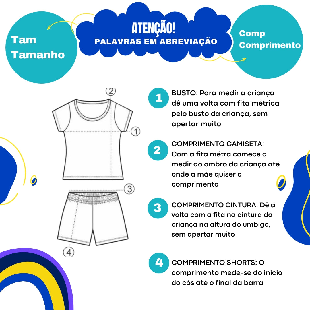 Conjunto Miss Cherry Meninos Social Shorts Ravi Branco (CNJMISCHMSTSRBC)