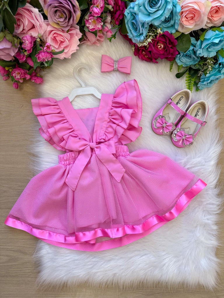 Romper/Vestido Princesa Belli Bolofofos - Bolo Fofos Rosa (ROPERVSTPNCSABOLOFORSA)