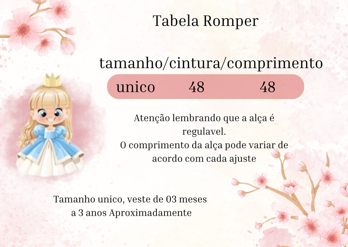 Romper/Vestido Princesa Belli Minnie/Minie Vermelho (RMPERVESTMNIVERLHA)