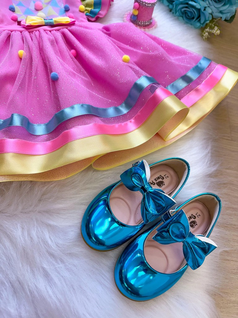 Romper/Vestido Princesa Circo -Doces -Doceria - Candy Rosa (RMPERSRIAFDCESCNDY)