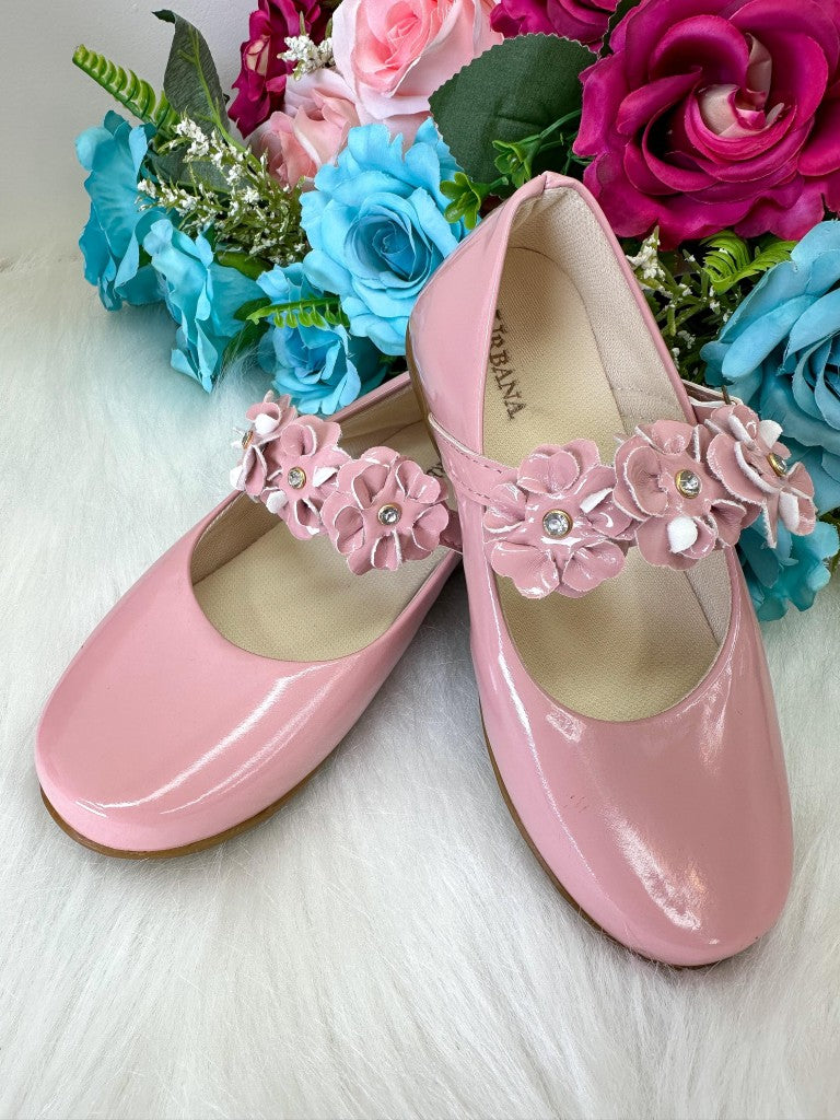 Sapatilha Bruninha Flores Nude - Rose (SPTLBRNFLRRSBB)