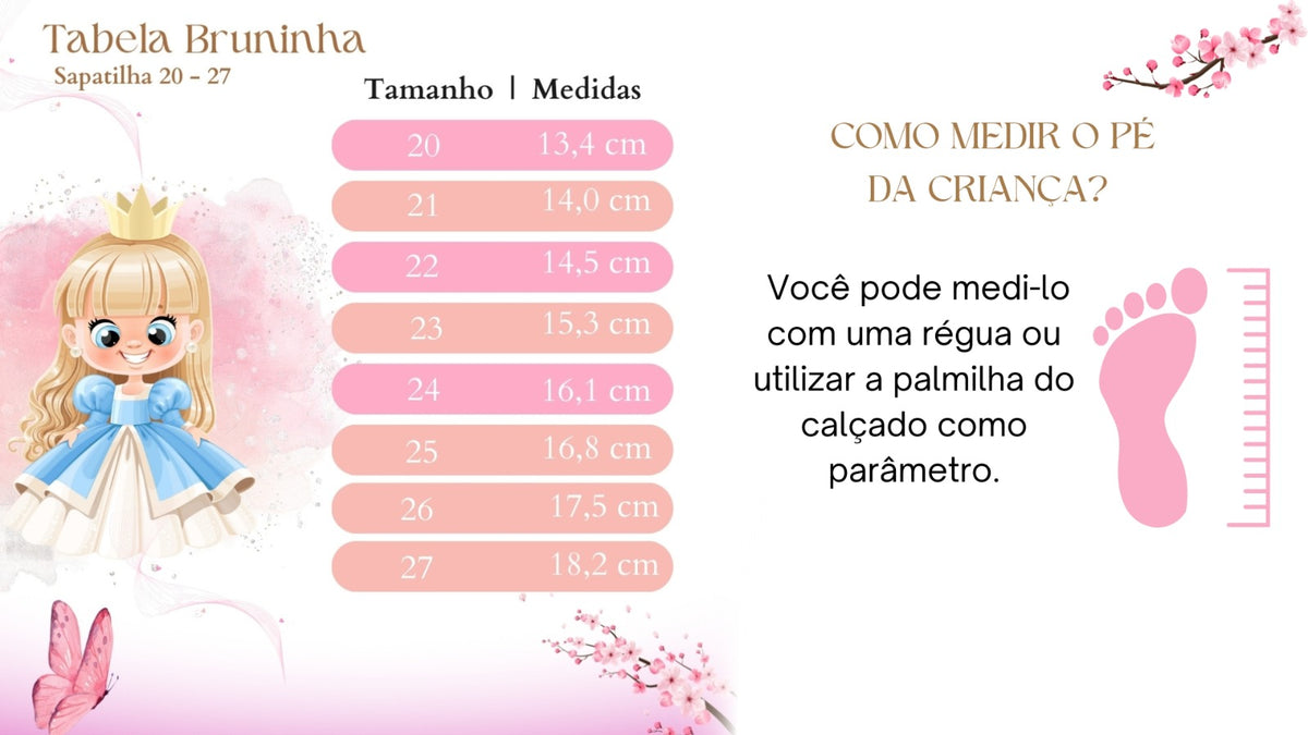 Sapatilha Bruninha Flores Nude - Rose (SPTLBRNFLRRSBB)