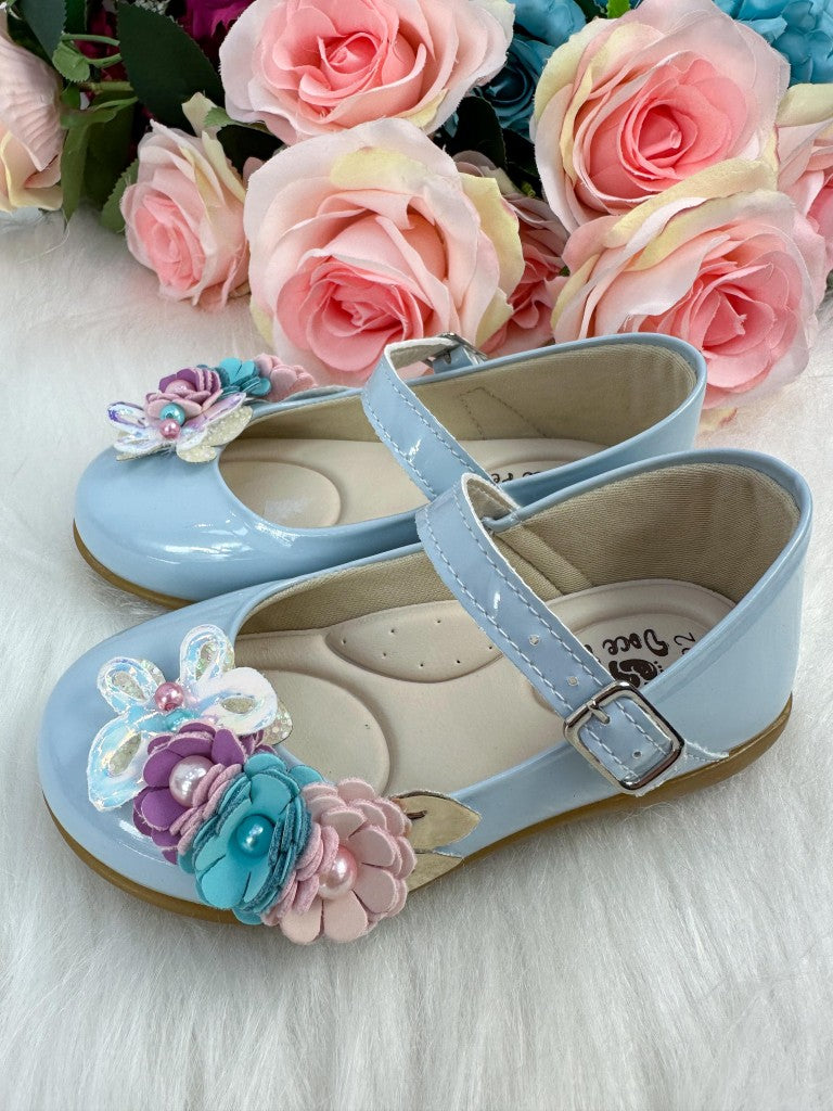 Sapatilha Doce Pe Juju Jardim Encantado Azul Bebe (SPTDCPJRDENCJUBB)