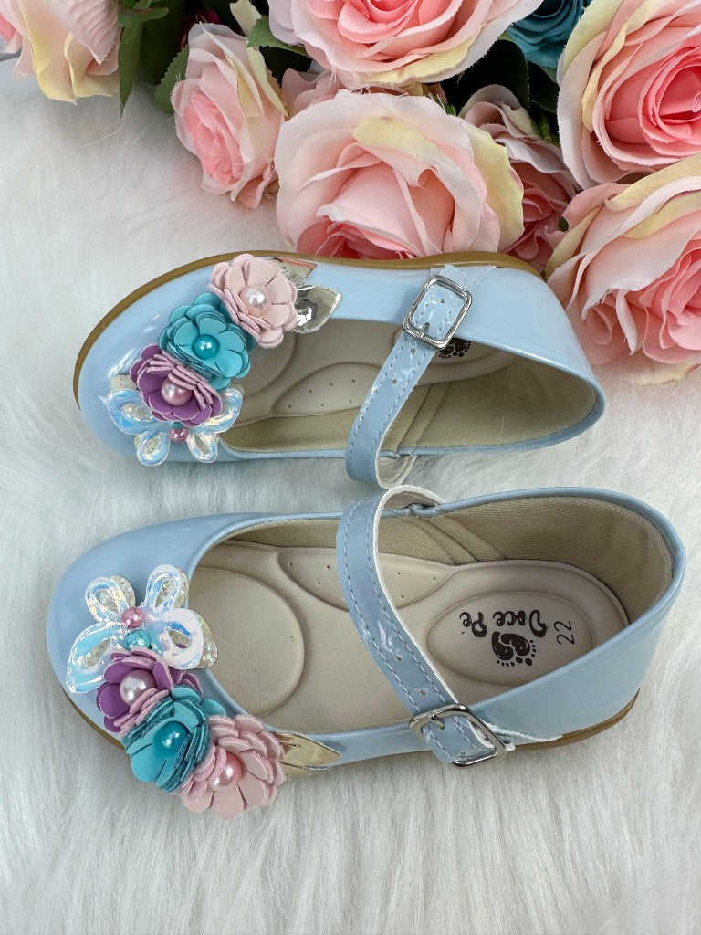 Sapatilha Doce Pe Juju Jardim Encantado Azul Bebe (SPTDCPJRDENCJUBB)