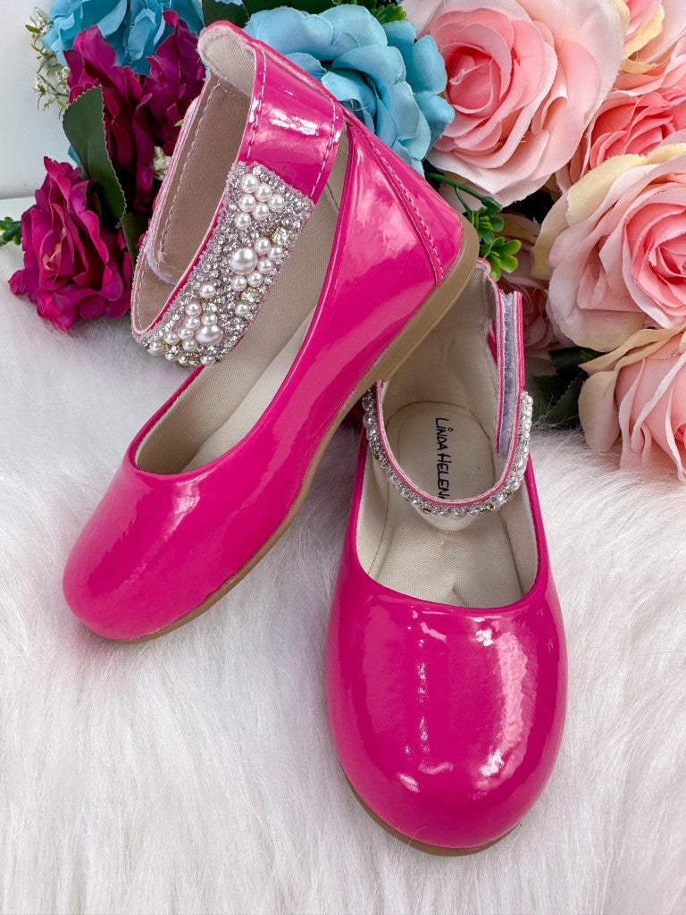 Sapatilha Flor di Mila Pink "Perolas" Luxo (SPTLFLRDMLPINKPRLSLX)