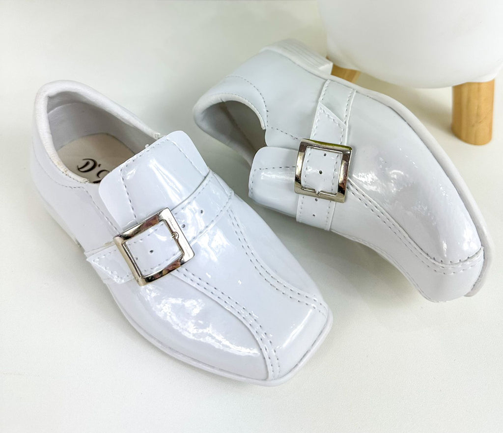 Sapato Social D Milan Branco (SAPSOCFLRDBRN)