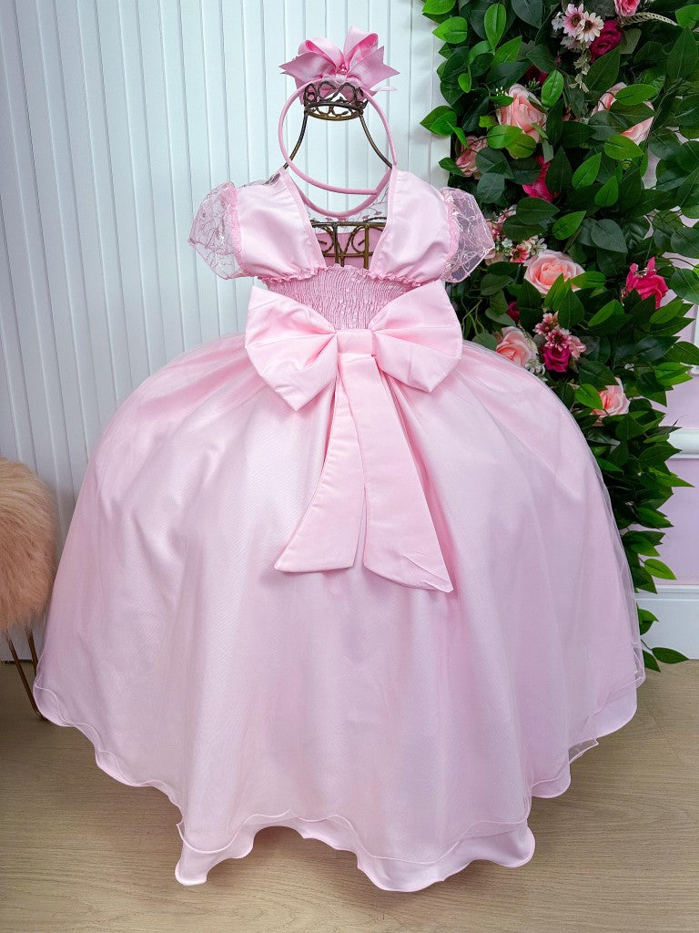 Vestido Giovanella/Giovanela Mariza Longo Rosa Bebe (VESTGINELLAMZARSBB)