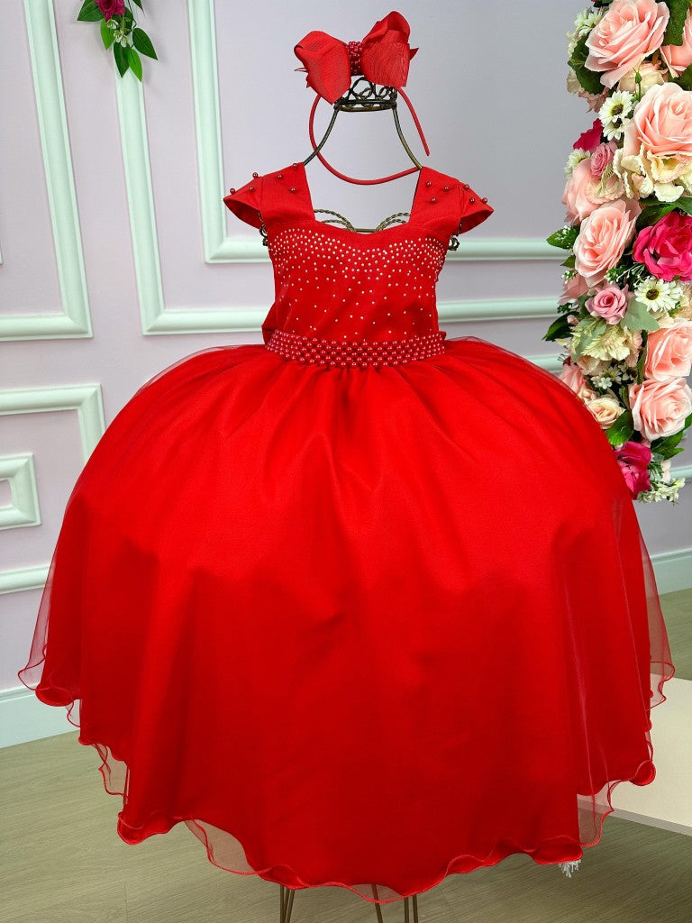 Vestido Giovanella/Giovanela Longo Valentina Vermelho (VESTGVNLLMGVLNTVRML)